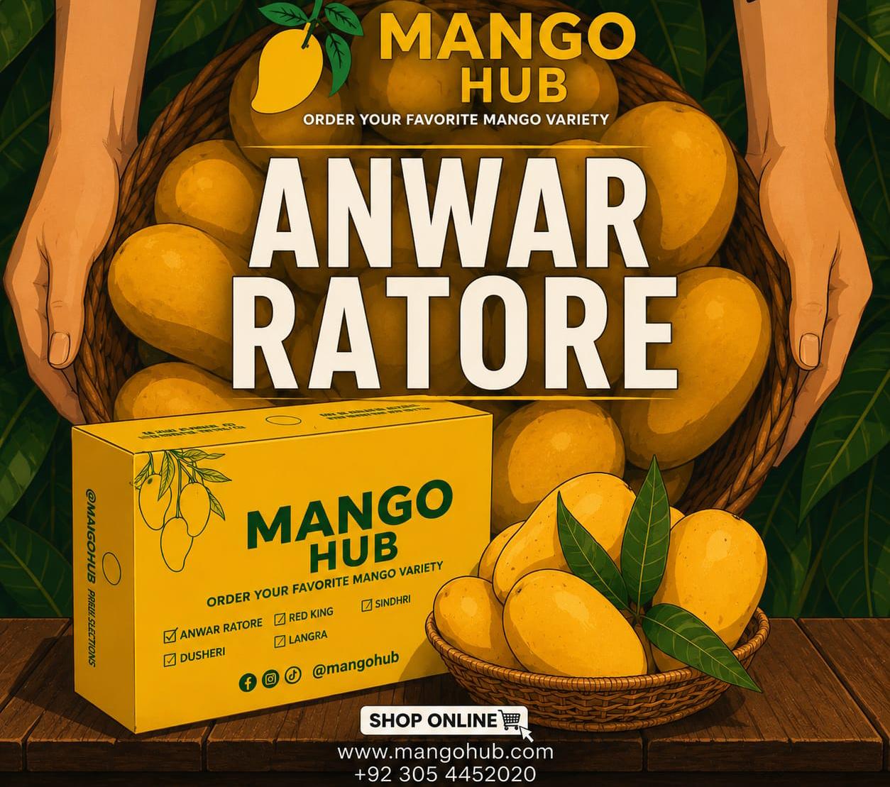 Premium Anwar Ratol Mangoes – Sweet, Juicy & Farm Fresh